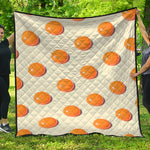 Egg Yolk Pattern Print Quilt