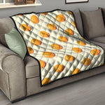 Egg Yolk Pattern Print Quilt