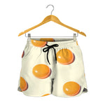 Egg Yolk Pattern Print Women's Shorts