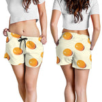 Egg Yolk Pattern Print Women's Shorts