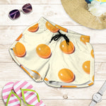 Egg Yolk Pattern Print Women's Shorts