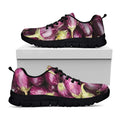 Eggplant Print Black Running Shoes