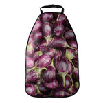 Eggplant Print Car Seat Organizers