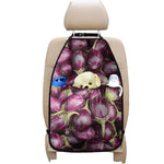 Eggplant Print Car Seat Organizers