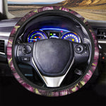 Eggplant Print Car Steering Wheel Cover