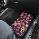 Eggplant Print Front Car Floor Mats