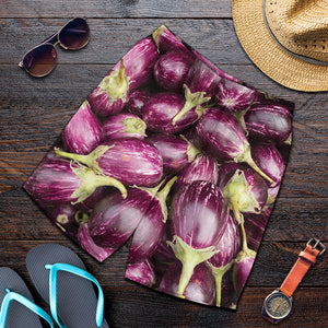 Eggplant Print Men's Shorts