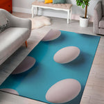 Eggs Pattern Print Area Rug