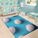 Eggs Pattern Print Area Rug