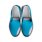 Eggs Pattern Print Black Slip On Shoes