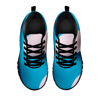 Eggs Pattern Print Black Sneakers