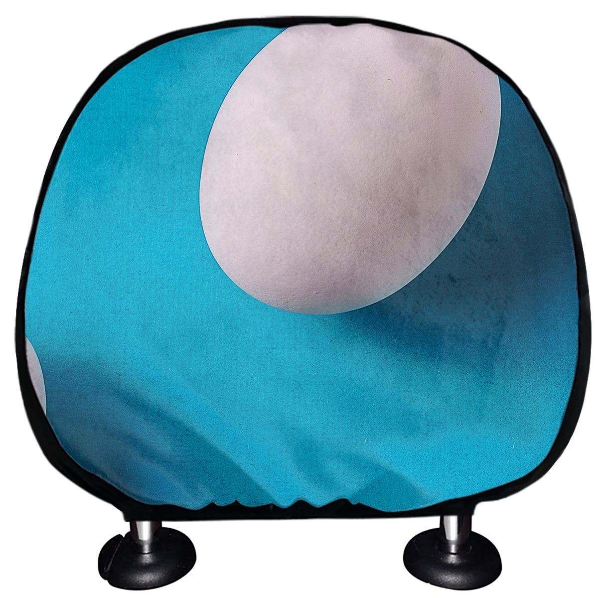 Eggs Pattern Print Car Headrest Covers