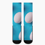 Eggs Pattern Print Crew Socks