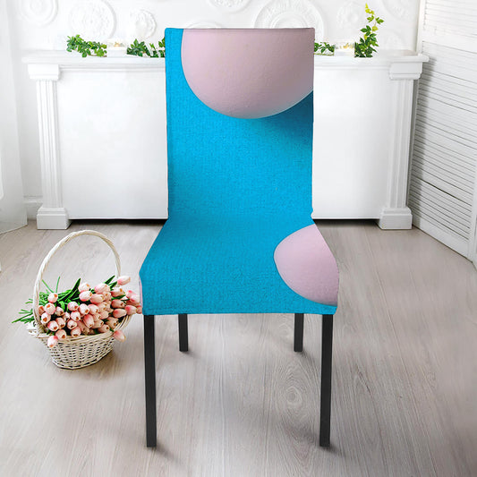 Eggs Pattern Print Dining Chair Slipcover