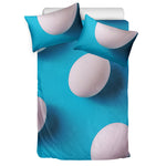 Eggs Pattern Print Duvet Cover Bedding Set