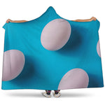 Eggs Pattern Print Hooded Blanket
