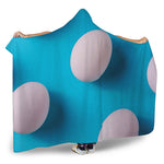 Eggs Pattern Print Hooded Blanket