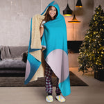 Eggs Pattern Print Hooded Blanket