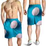 Eggs Pattern Print Men's Shorts