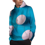 Eggs Pattern Print Pullover Hoodie