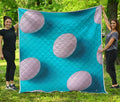 Eggs Pattern Print Quilt