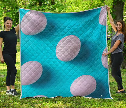 Eggs Pattern Print Quilt