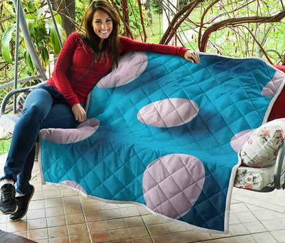 Eggs Pattern Print Quilt