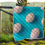 Eggs Pattern Print Quilt