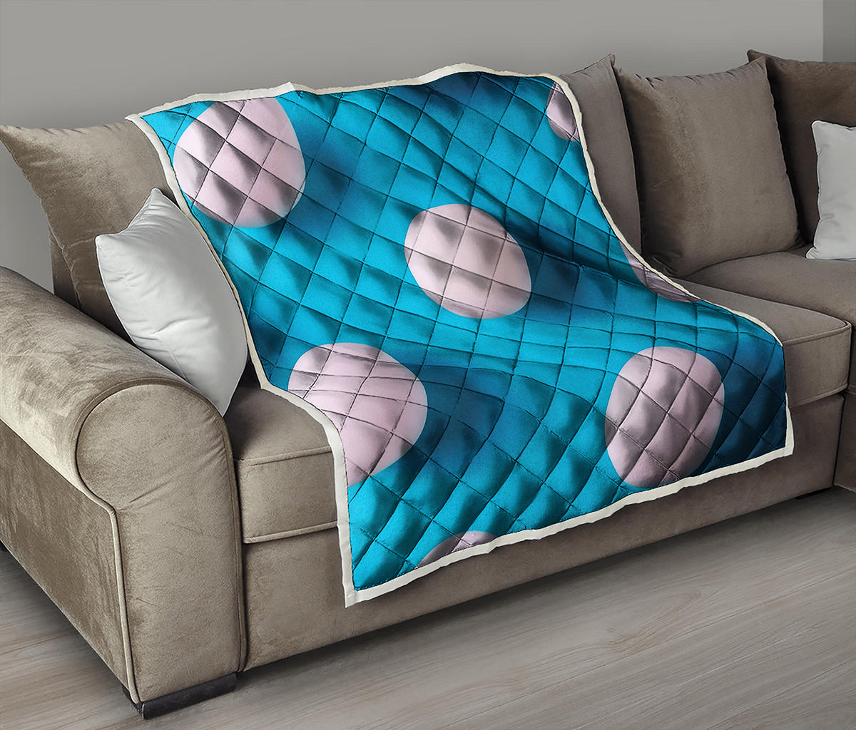 Eggs Pattern Print Quilt