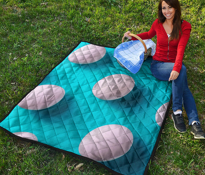 Eggs Pattern Print Quilt