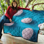 Eggs Pattern Print Quilt