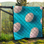 Eggs Pattern Print Quilt