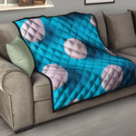 Eggs Pattern Print Quilt