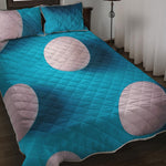 Eggs Pattern Print Quilt Bed Set