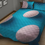 Eggs Pattern Print Quilt Bed Set