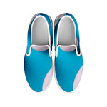 Eggs Pattern Print White Slip On Shoes