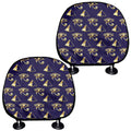 Egypt Eye Of Horus Pattern Print Car Headrest Covers