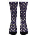 Egypt Eye Of Horus Pattern Print Crew Socks