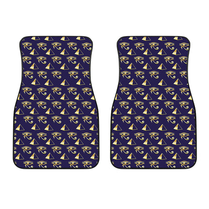 Egypt Eye Of Horus Pattern Print Front Car Floor Mats