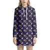 Egypt Eye Of Horus Pattern Print Hoodie Dress