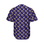Egypt Eye Of Horus Pattern Print Men's Baseball Jersey