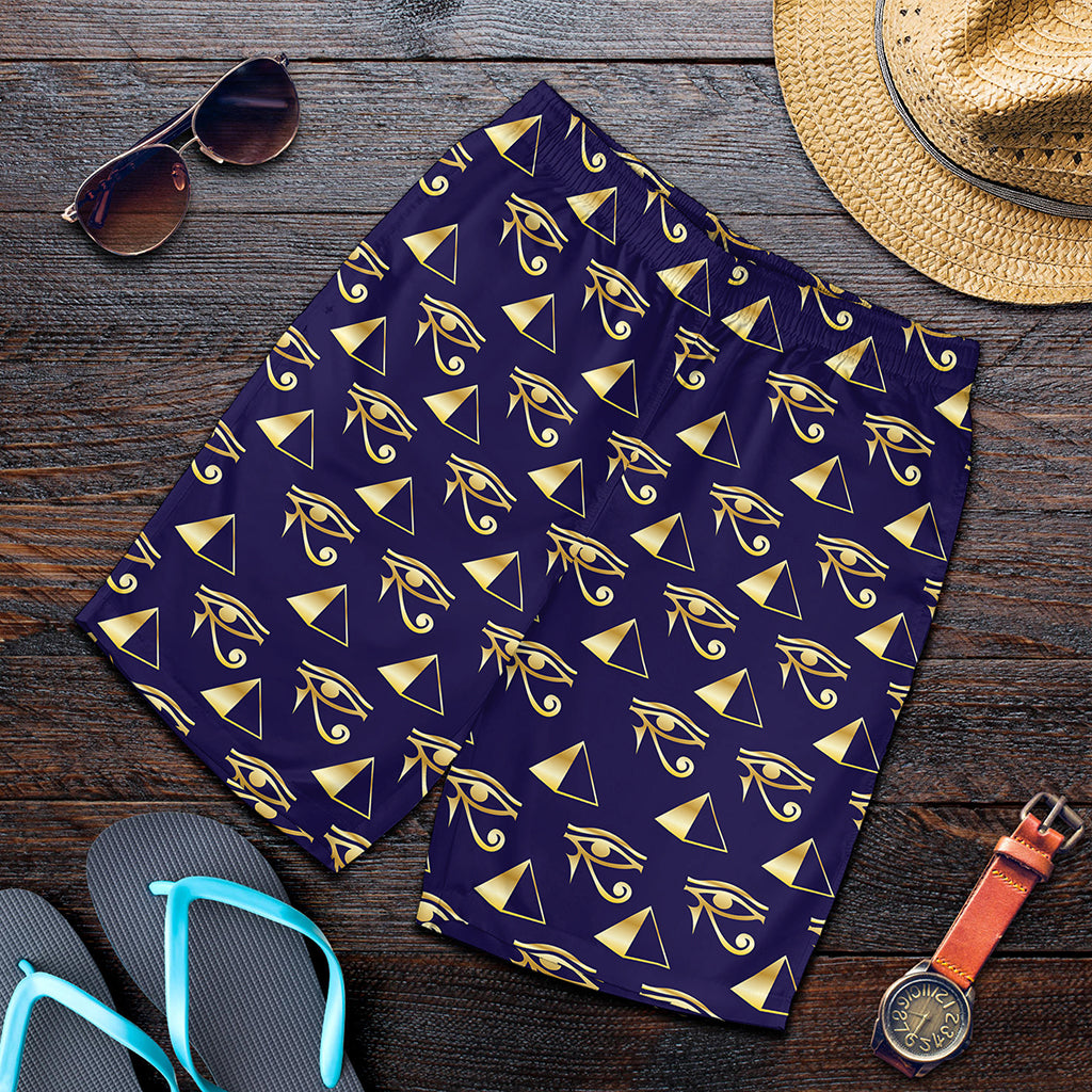 Egypt Eye Of Horus Pattern Print Men's Shorts