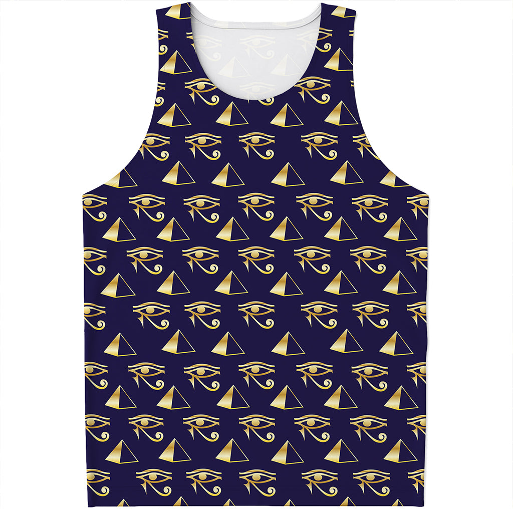 Egypt Eye Of Horus Pattern Print Men's Tank Top