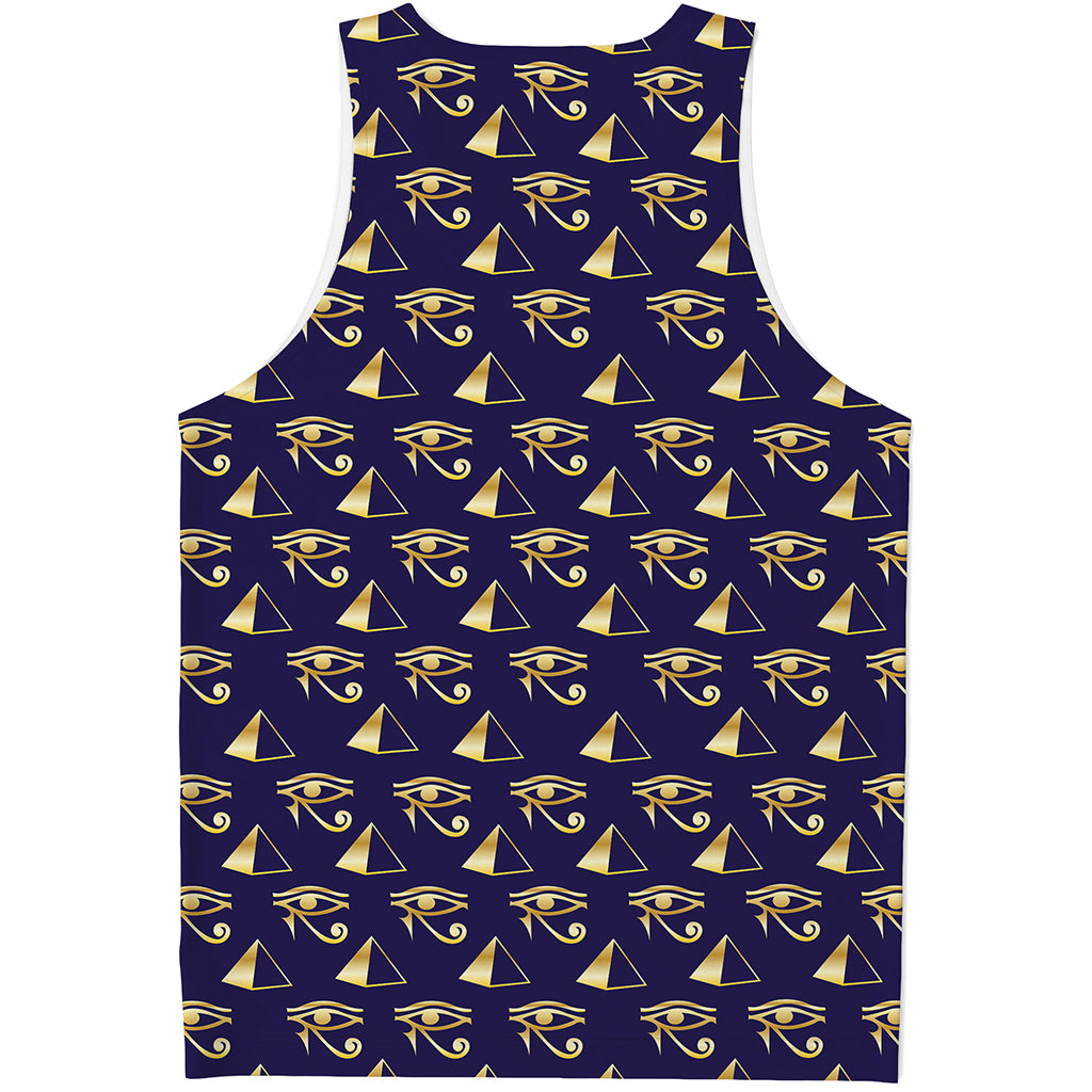 Egypt Eye Of Horus Pattern Print Men's Tank Top