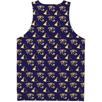 Egypt Eye Of Horus Pattern Print Men's Tank Top