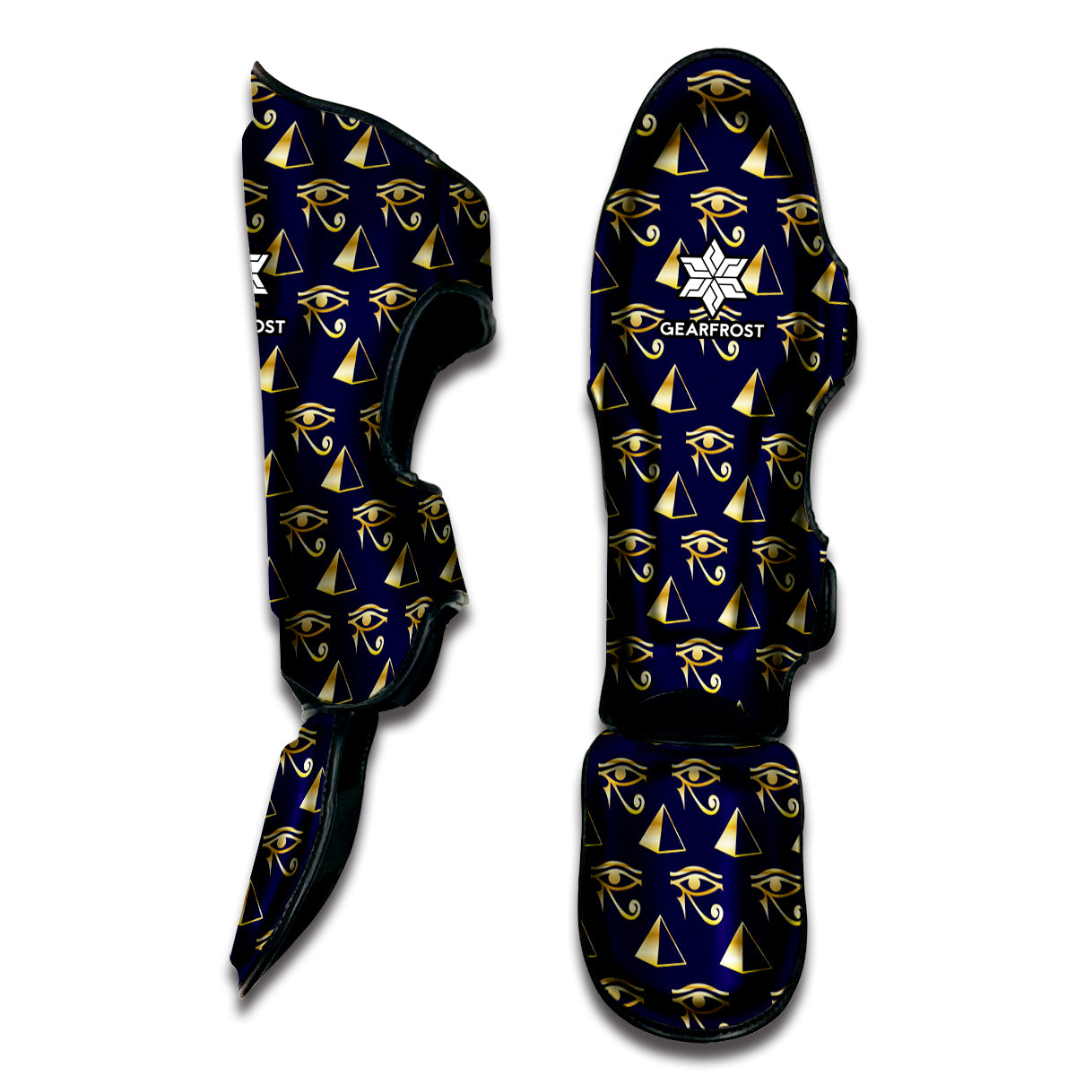 Egypt Eye Of Horus Pattern Print Muay Thai Shin Guard