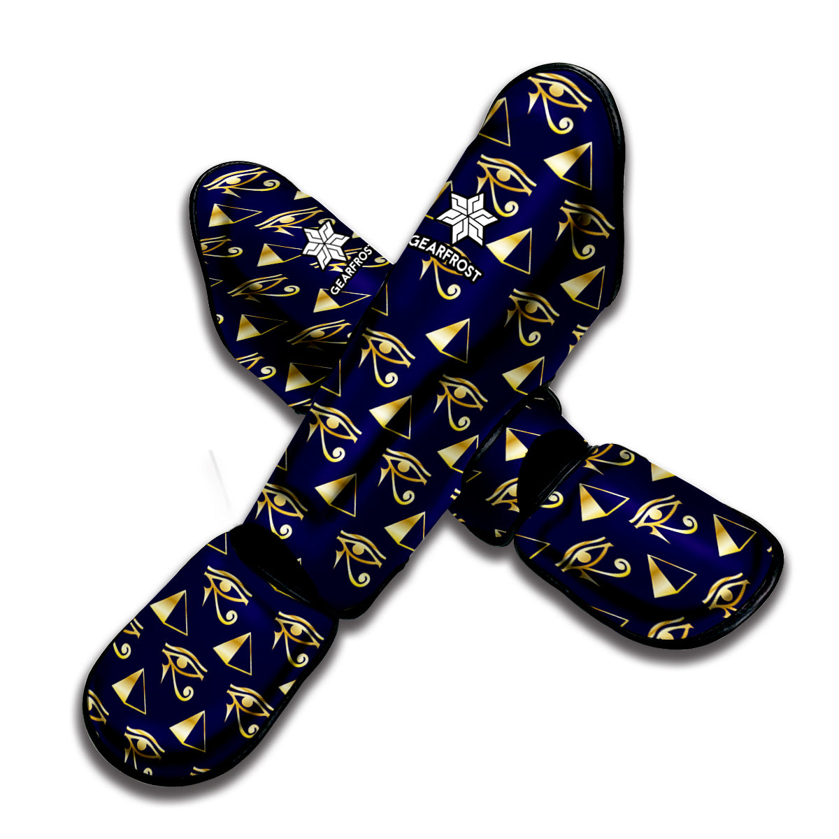 Egypt Eye Of Horus Pattern Print Muay Thai Shin Guard