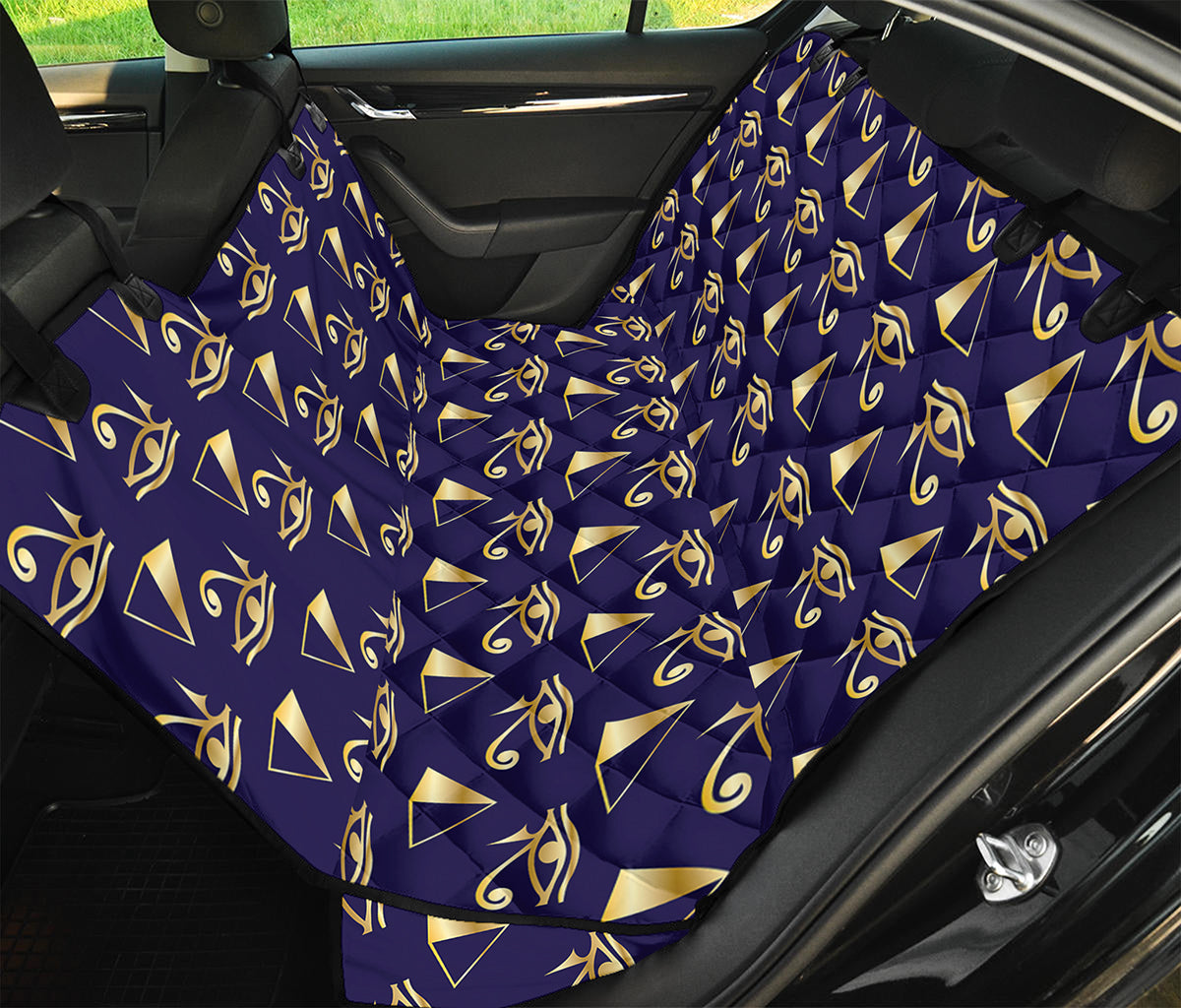 Egypt Eye Of Horus Pattern Print Pet Car Back Seat Cover