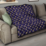 Egypt Eye Of Horus Pattern Print Quilt
