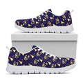 Egypt Eye Of Horus Pattern Print White Running Shoes